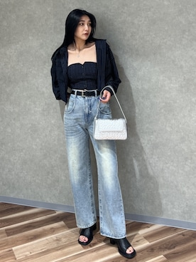 永田真弓さん(レディース・168cm)の夏コーディネート