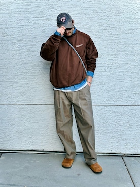 zachさん（メンズ・185cm）の冬コーディネート