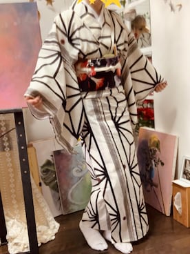 「SOUBIEN（ソウビエン）のアイテム」を使った、mayumiさん（レディース・155cm）の夏コーディネート