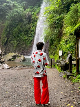 「DAIRIKU（ダイリク）のアイテム（パンツ）」を使った、まいさん（メンズ・175cm）の夏コーディネート
