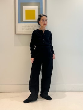 「アイテム（トップス）」を使った、黒田 彩乃さん（レディース・153cm）の夏コーディネート