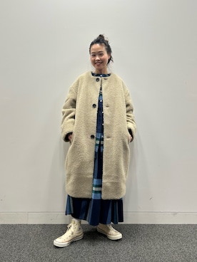 「アイテム（スカート）」を使った、黒田 彩乃さん（レディース・153cm・30代）の冬コーディネート