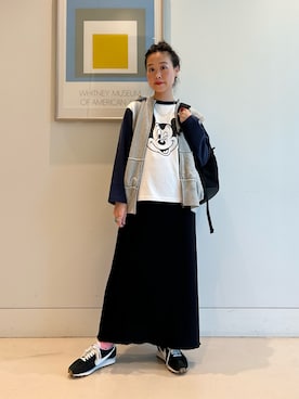 「アイテム（バックパック/リュック）」を使った、黒田 彩乃さん（レディース・153cm・30代）の夏コーディネート