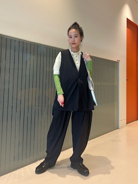 黒田 彩乃さん(レディース・153cm)の冬コーディネート