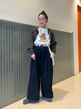 黒田 彩乃さん（レディース・153cm）の冬コーディネート