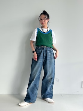 黒田 彩乃さん（レディース・153cm）の冬コーディネート