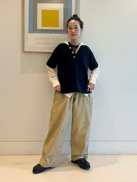 黒田 彩乃さん（レディース・153cm）の春コーディネート