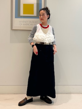 黒田 彩乃さん（レディース・153cm）の冬コーディネート