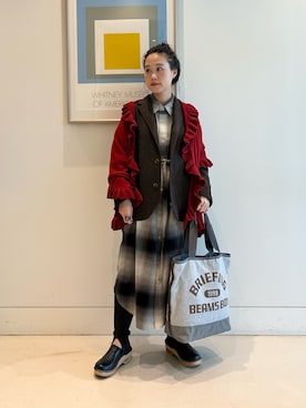 「maturely（マチュアリー）のアイテム」を使った、黒田 彩乃さん（レディース・153cm）の夏コーディネート
