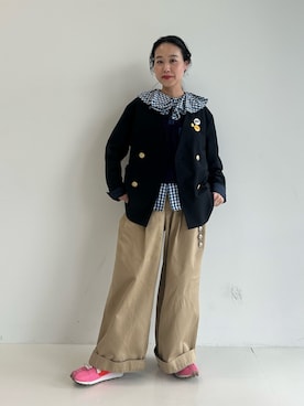 黒田 彩乃さん（レディース・153cm）の冬コーディネート