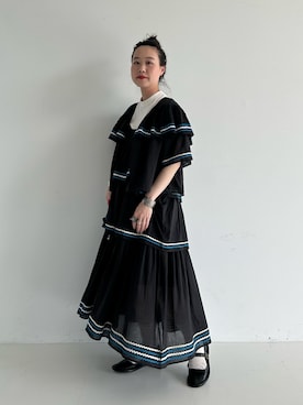 黒田 彩乃さん(レディース・153cm)の夏コーディネート