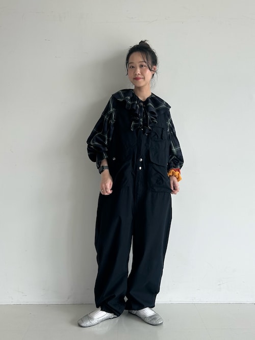 BEAMS BOYコットンウェザー ハンティングベストオールインワン2024今期 BEAMS BOY（ビームス ボーイ）コットンウェザー ハンティング