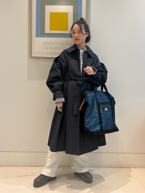 【美品】SPIEWAK /ステンカラーコート/ミリタリー/ナイロンジャケット ZIP FIVE -White Line- ステンカラーコート コート 「White Line