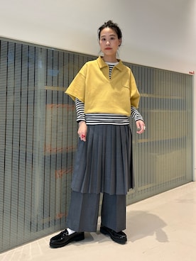 黒田 彩乃さん（レディース・153cm）の冬コーディネート