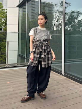黒田 彩乃さん(レディース・153cm)の夏コーディネート