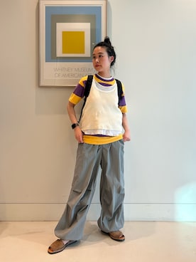 「WILD THINGS（ワイルドシングス）のアイテム」を使った、黒田 彩乃さん（レディース・153cm）の春コーディネート