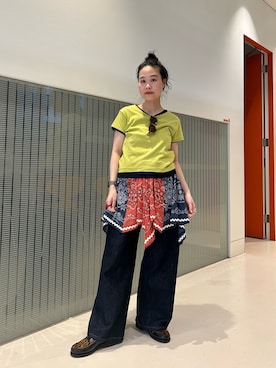 黒田 彩乃さん（レディース・153cm）の春コーディネート