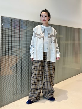 「BEAMS BOY（ビームスボーイ）のアイテム」を使った、黒田 彩乃さん（レディース・153cm）の夏コーディネート