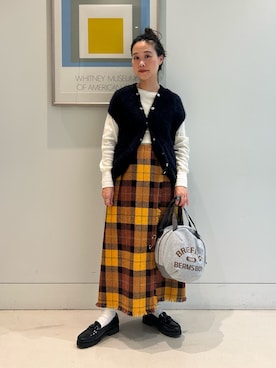 「BEAMS BOY（ビームスボーイ）のアイテム」を使った、黒田 彩乃さん（レディース・153cm）の夏コーディネート