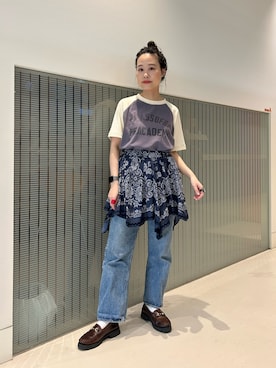 黒田 彩乃さん（レディース・153cm）の夏コーディネート