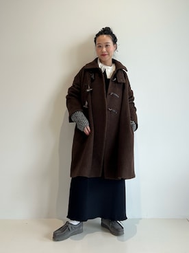 「アイテム（トップス）」を使った、黒田 彩乃さん（レディース・153cm）の秋コーディネート