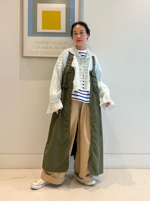 ナイロン フィッシング ベスト アレンジ ワンピース（ワンピース
