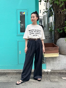 黒田 彩乃さん（レディース・153cm）の夏コーディネート
