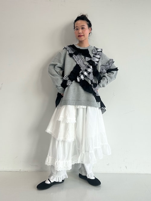 別注】TORI-TO / リボン スウェット シャツ（スウェット）｜TORI-TO