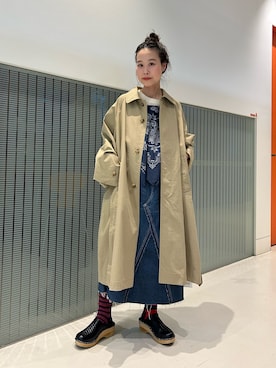 黒田 彩乃さん（レディース・153cm）の冬コーディネート