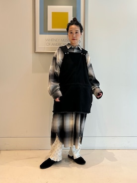 「アイテム（ワンピース）」を使った、黒田 彩乃さん（レディース・153cm）の夏コーディネート