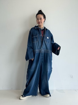 「BEAMS BOY（ビームスボーイ）のアイテム」を使った、黒田 彩乃さん（レディース・153cm）の夏コーディネート