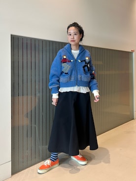 「BEAMS BOY（ビームスボーイ）のアイテム」を使った、黒田 彩乃さん（レディース・153cm）の夏コーディネート