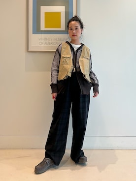 黒田 彩乃さん（レディース・153cm）の冬コーディネート