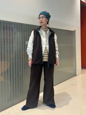 「BEAMS BOY（ビームスボーイ）のアイテム」を使った、黒田 彩乃さん（レディース・153cm）の秋コーディネート