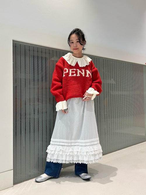 新品　ビームスボーイ　BEAMS BOY ユーロ ヴィンテージ タック スカート ユーロ ヴィンテージ フリル スカート（スカート）｜BEAMS BOY