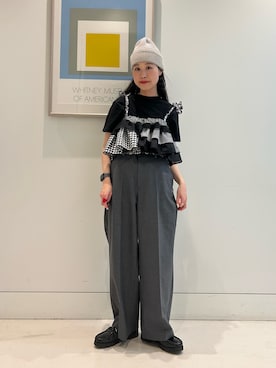 黒田 彩乃さん（レディース・153cm）の冬コーディネート