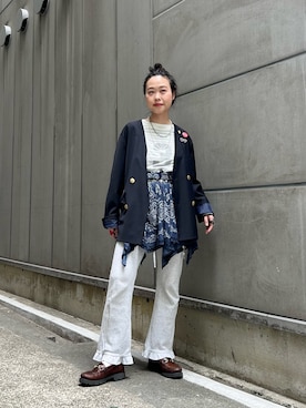 黒田 彩乃さん（レディース・153cm）の春コーディネート