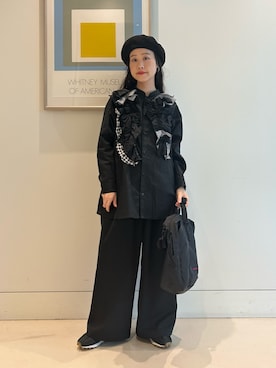 「Gramicci（グラミチ）のアイテム」を使った、黒田 彩乃さん（レディース・153cm）の夏コーディネート