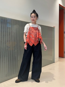 黒田 彩乃さん（レディース・153cm）の春コーディネート