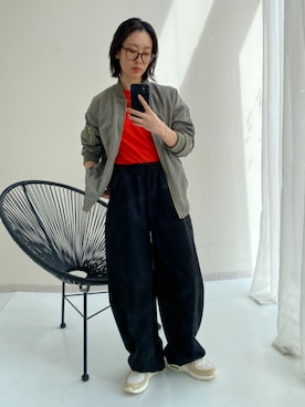 「Maison INNESS（メゾンアイネス）のアイテム」を使った、あやぱんさん（レディース・157cm）の冬コーディネート