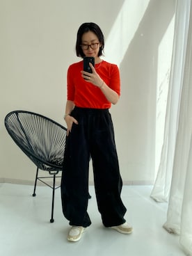 「Maison INNESS（メゾンアイネス）のアイテム」を使った、あやぱんさん（レディース・157cm）の冬コーディネート