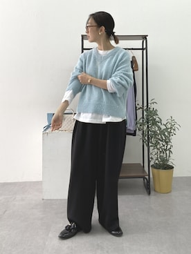 「アイテム（フォーマルスーツ/小物）」を使った、あやぱんさん（レディース・157cm）の冬コーディネート