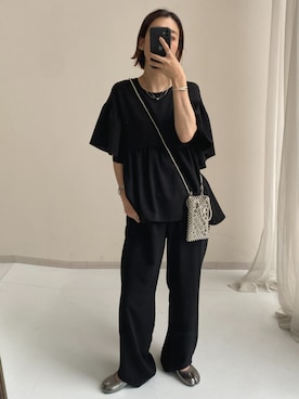 「レギュラー」｜「アイテム（パンプス）」を使った、あやぱんさん（レディース・157cm）の夏コーディネート