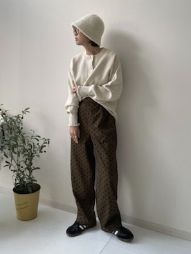 「nissen（ニッセン）のアイテム」を使った、あやぱんさん（レディース・157cm）の秋コーディネート