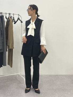 「スーツ」｜あやぱんさん（レディース・157cm）の秋コーディネート