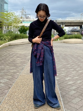 「nissen（ニッセン）のアイテム」を使った、あやぱんさん（レディース・157cm）の秋コーディネート