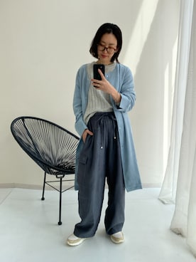 「Maison INNESS（メゾンアイネス）のアイテム」を使った、あやぱんさん（レディース・157cm）の冬コーディネート