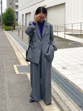 「スーツ」｜あやぱんさん（レディース・157cm）の秋コーディネート