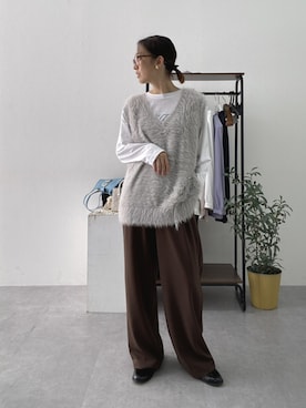 「スタッフ」｜あやぱんさん（レディース・157cm）の冬コーディネート