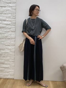 「nissen（ニッセン）のアイテム」を使った、あやぱんさん（レディース・157cm）の夏コーディネート